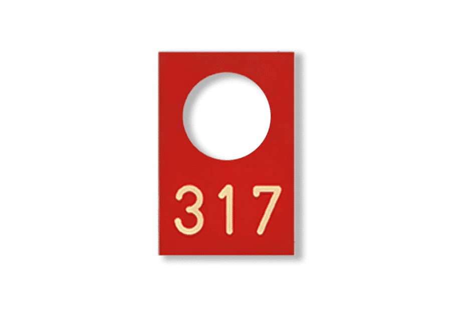 Typenschilder-Kunststoff-01 Typenschild aus Kunststoff, Zahlen gefraest