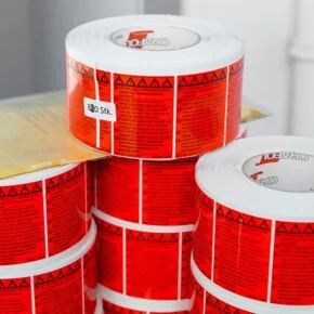 Folienschilder als Rollenware
